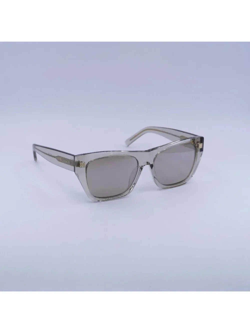 Givenchy GV40061U 45G Sunglasses Beige Square Frame, Brown Lenses
